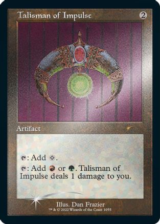 Image of Talisman of Impulse (Foil Etched) [Secret Lair Drop Series]