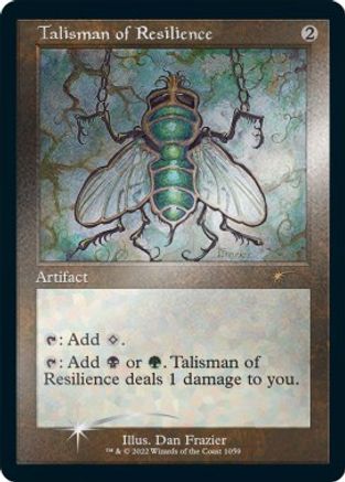 Image of Talisman of Resilience (Foil Etched) [Secret Lair Drop Series]