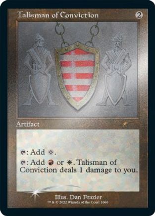 Image of Talisman of Conviction (Foil Etched) [Secret Lair Drop Series]