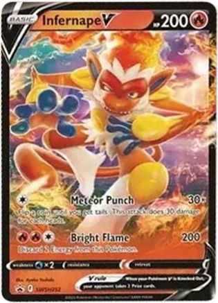 Image of Infernape V (SWSH252) [Sword & Shield: Black Star Promos]