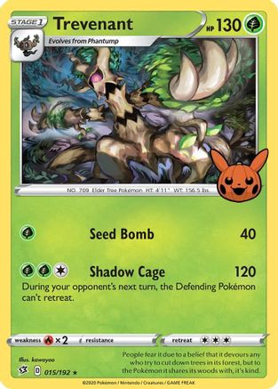 Image of Trevenant (015/192) [Trick or Trade]