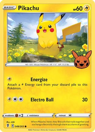 Image of Pikachu (049/203) [Trick or Trade]