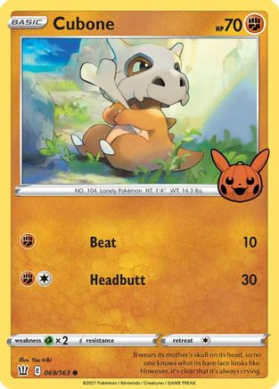 Image of Cubone (069/163) [Trick or Trade]