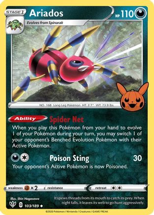 Image of Ariados (103/189) [Trick or Trade]