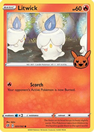 Image of Litwick (031/192) [Trick or Trade]