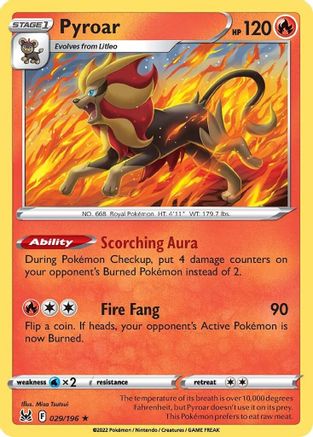 Image of Pyroar (029/196) [Sword & Shield: Lost Origin]