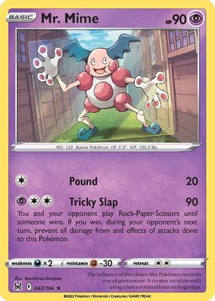 Image of Mr. Mime (067/196) [Sword & Shield: Lost Origin]