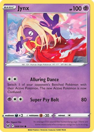Image of Jynx (068/196) [Sword & Shield: Lost Origin]