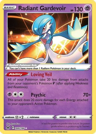 Image of Radiant Gardevoir (069/196) [Sword & Shield: Lost Origin]