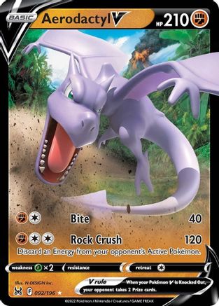 Image of Aerodactyl V (092/196) [Sword & Shield: Lost Origin]
