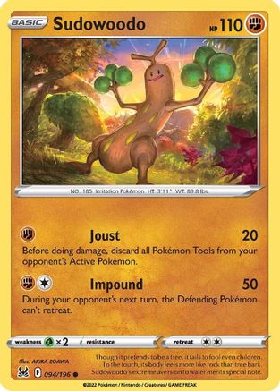 Image of Sudowoodo (094/196) [Sword & Shield: Lost Origin]