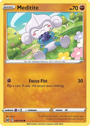 Image of Meditite (099/196) [Sword & Shield: Lost Origin]