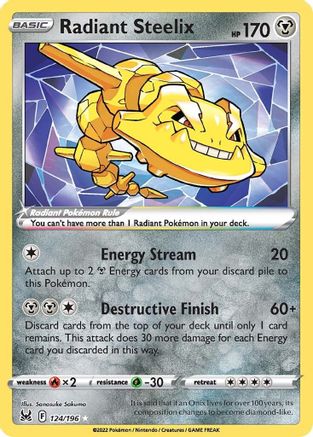 Image of Radiant Steelix (124/196) [Sword & Shield: Lost Origin]
