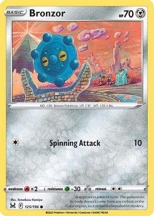 Image of Bronzor (125/196) [Sword & Shield: Lost Origin]