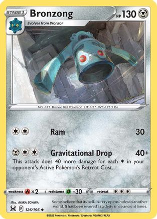 Image of Bronzong (126/196) [Sword & Shield: Lost Origin]