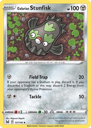 Image of Galarian Stunfisk (127/196) [Sword & Shield: Lost Origin]