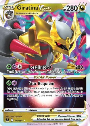 Image of Giratina VSTAR (131/196) [Sword & Shield: Lost Origin]