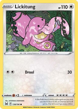 Image of Lickitung (138/196) [Sword & Shield: Lost Origin]