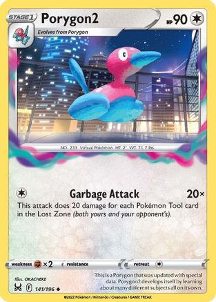 Image of Porygon2 (141/196) [Sword & Shield: Lost Origin]