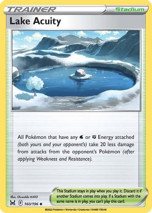 Image of Lake Acuity (160/196) [Sword & Shield: Lost Origin]