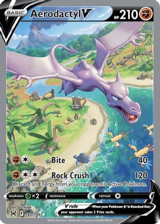 Image of Aerodactyl V (180/196) [Sword & Shield: Lost Origin]