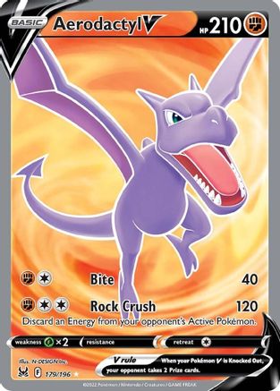 Image of Aerodactyl V (179/196) [Sword & Shield: Lost Origin]