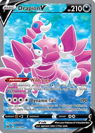 Image of Drapion V (182/196) [Sword & Shield: Lost Origin]