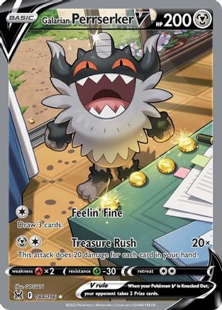 Image of Galarian Perrserker V (184/196) [Sword & Shield: Lost Origin]