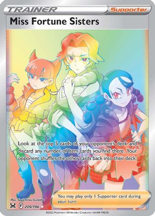 Image of Miss Fortune Sisters (209/196) [Sword & Shield: Lost Origin]