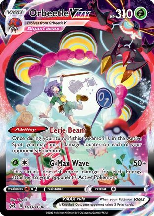 Image of Orbeetle VMAX (TG13/TG30) [Sword & Shield: Lost Origin]
