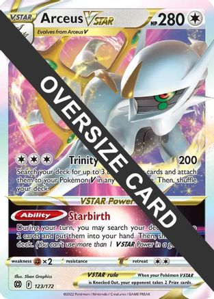 Image of Arceus VSTAR (123/172) (Jumbo Card) [Sword & Shield: Brilliant Stars]