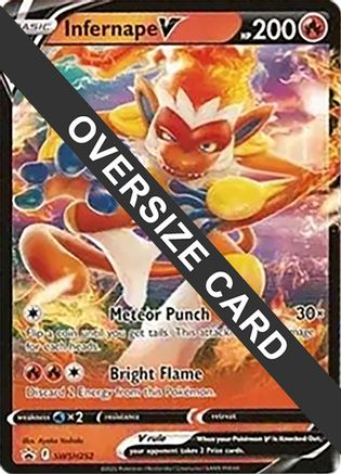 Image of Infernape V (SWSH252) (Jumbo Card) [Sword & Shield: Black Star Promos]