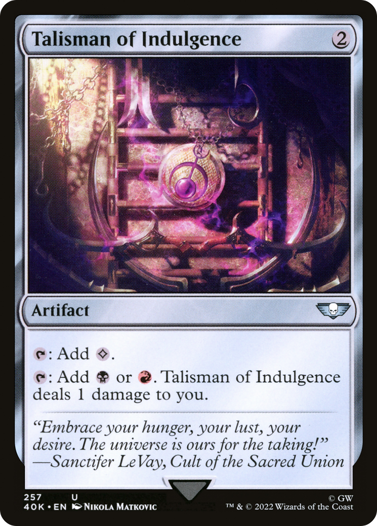 Image of Talisman of Indulgence [Warhammer 40,000]