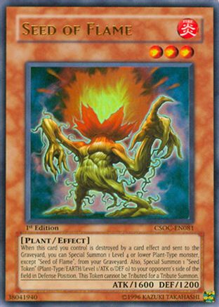 Image of Seed of Flame [CSOC-EN081] Ultra Rare
