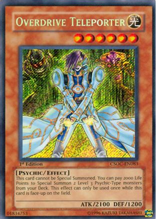 Image of Overdrive Teleporter [CSOC-EN083] Secret Rare