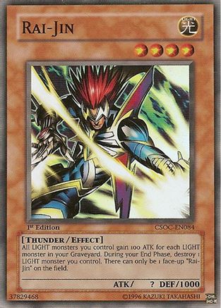 Image of Rai-Jin [CSOC-EN084] Super Rare