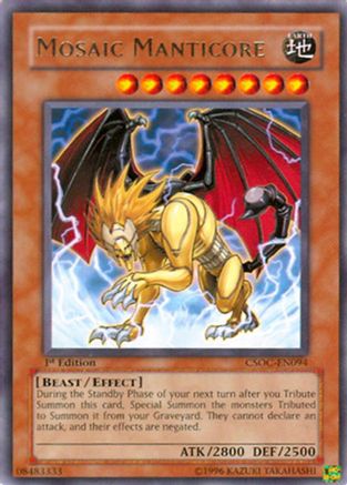 Image of Mosaic Manticore [CSOC-EN094] Rare
