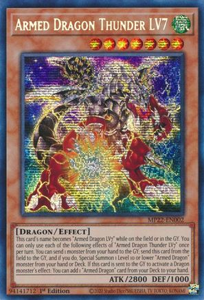 Image of Armed Dragon Thunder LV7 [MP22-EN002] Prismatic Secret Rare