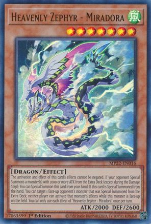 Image of Heavenly Zephyr - Miradora [MP22-EN016] Ultra Rare
