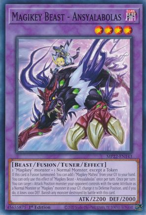 Image of Magikey Beast - Ansyalabolas [MP22-EN143] Common