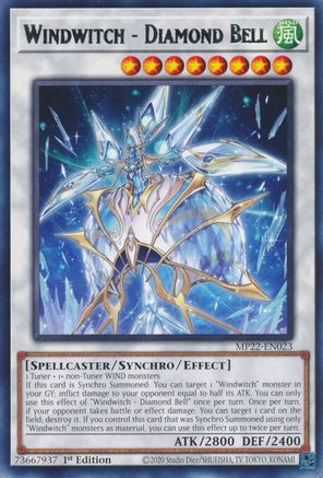 Image of Windwitch - Diamond Bell [MP22-EN023] Rare