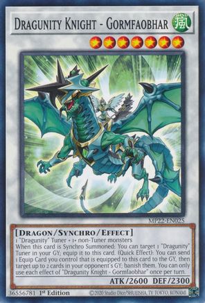 Image of Dragunity Knight - Gormfaobhar [MP22-EN025] Common