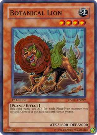 Image of Botanical Lion [CSOC-EN099] Super Rare