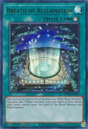 Image of Breath of Acclamation [MP22-EN049] Ultra Rare