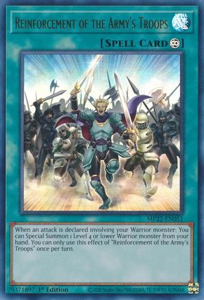 Image of Reinforcement of the Armys Troops [MP22-EN051] Ultra Rare