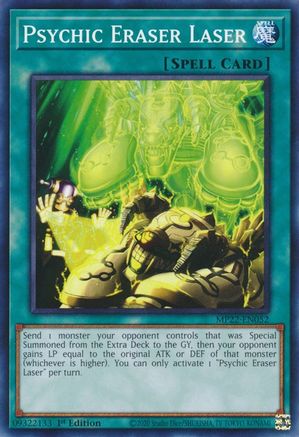 Image of Psychic Eraser Laser [MP22-EN052] Common