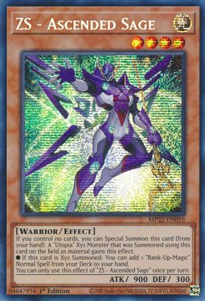 Image of ZS - Ascended Sage [MP22-EN059] Prismatic Secret Rare