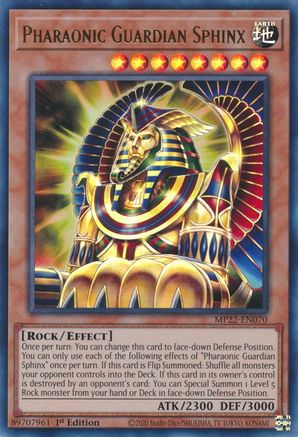 Image of Pharaonic Guardian Sphinx [MP22-EN070] Ultra Rare