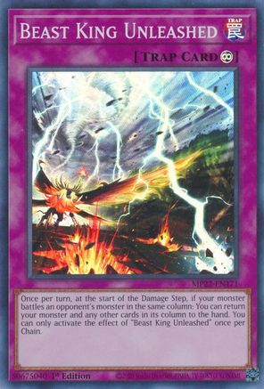 Image of Beast King Unleashed [MP22-EN171] Super Rare