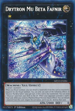Image of Drytron Mu Beta Fafnir [MP22-EN084] Prismatic Secret Rare
